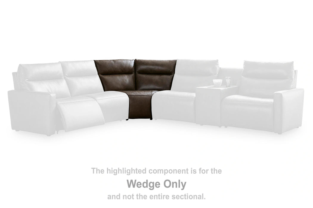 ModZ Power Reclining Sectional with Audio Consoles