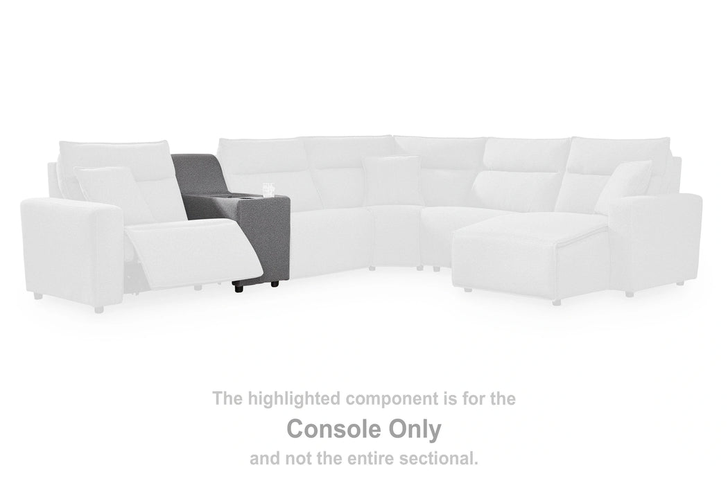 Modmax II Power Reclining Sectional with Chaise and Consoles
