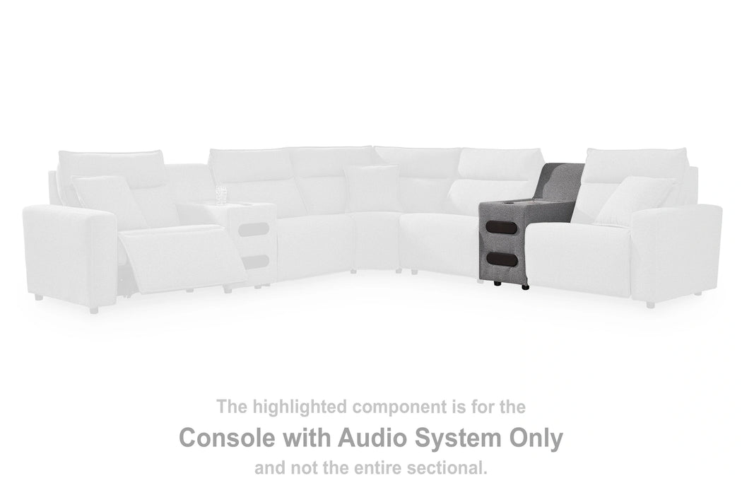 Modmax II Power Reclining Sectional with Chaise and Audio System