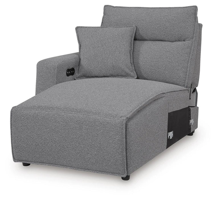 Modmax II Reclining Sectional with Double Chaise and Audio Consoles