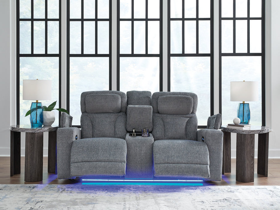 Studio Cave Power Reclining Loveseat with Console