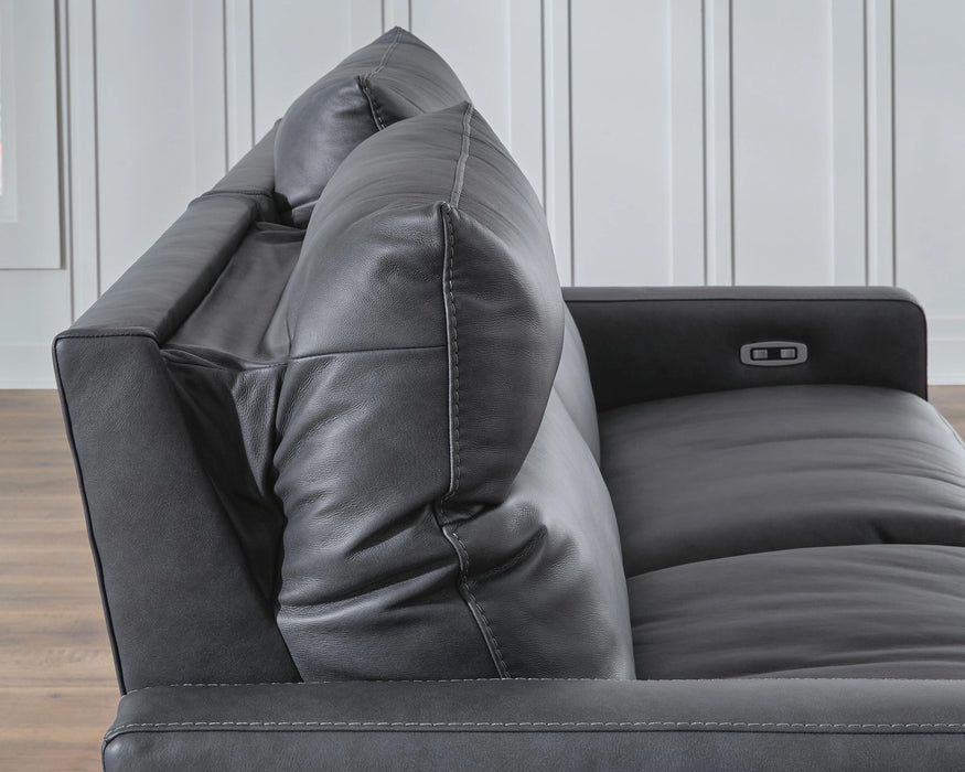 ModZ Power Reclining Sectional with Audio Console