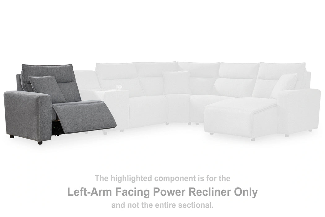 Modmax II Power Reclining Sectional with Consoles