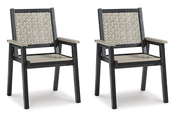 Mount Valley Arm Chair (set Of 2)