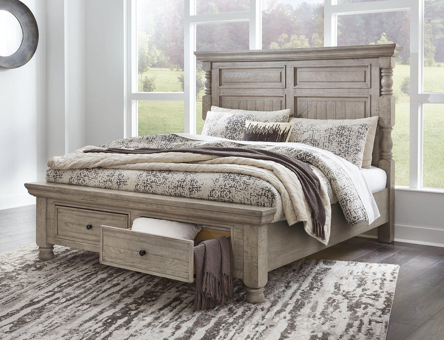 Harrastone Queen 5-Piece Bedroom Set