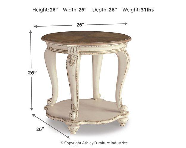 Realyn End Table Set