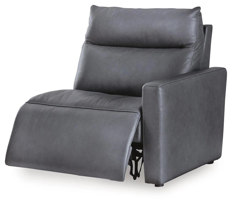 ModZ Power Reclining Sectional with Audio Console