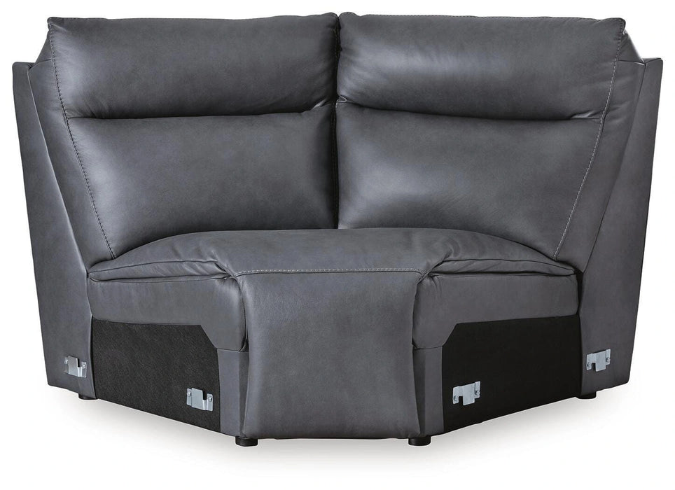 ModZ Power Reclining Sectional with Audio Consoles