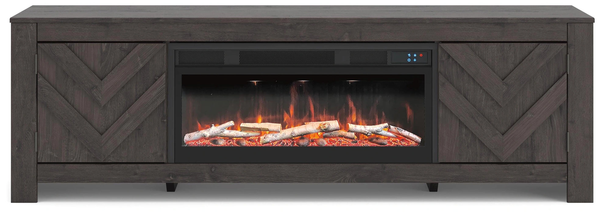 Cayboni 71" TV Stand with Electric Fireplace