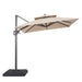 Fida 8 Ft Square Umbrella w/ Double Top + 37" Large Base image